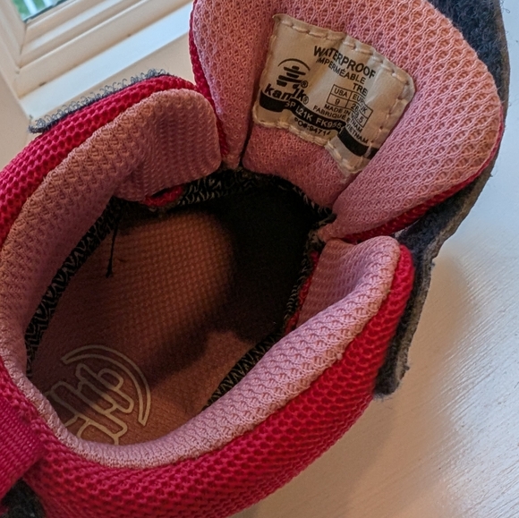 Kamik Kids Pink And Blue Waterproof Boots - Picture 4 of 4